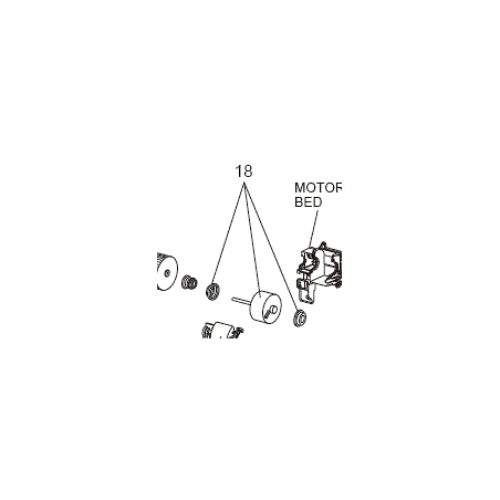 MOTEUR DE VENTILATION MITSUBISHI RÉF: E22F28300