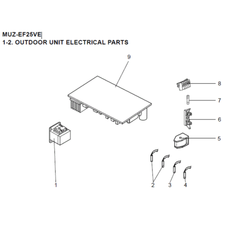 PLATINE INVERTER MITSUBISHI Réf: E22N24451