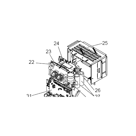 CARTE DE PUSSANCE MITSUBISHI RÉF: T7WE58313