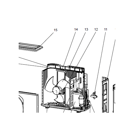 MOTEUR DE VENTILATION MITSUBISHI RÉF: E22B92301