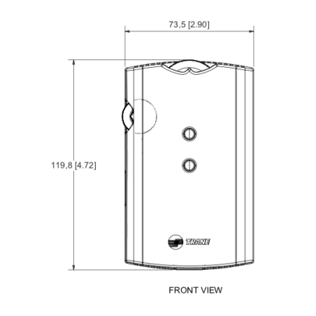 THERMOSTAT DE ZONE 3 VITESSES TRANE Réf:SEN01518