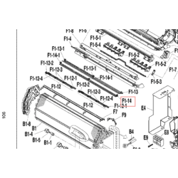 VOLET DE SOUFFLAGE  DAIKIN Ref: 1840319 2