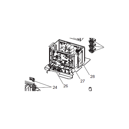 PLATINE DE CONTROLE MITSUBISHI RÉF: S70E25315
