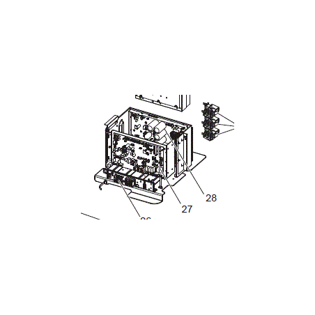 PLATINE DE PUISSANCE MITSUBISHI RÉF: S70E51313