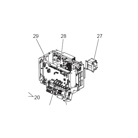 PLATINE DE PUISSANCE MITSUBISHI RÉF: S70E70313