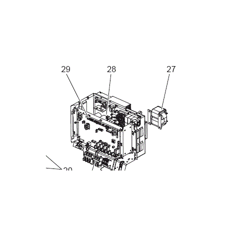 PLATINE DE CONTROLE MITSUBISHI RÉF: S70E55315