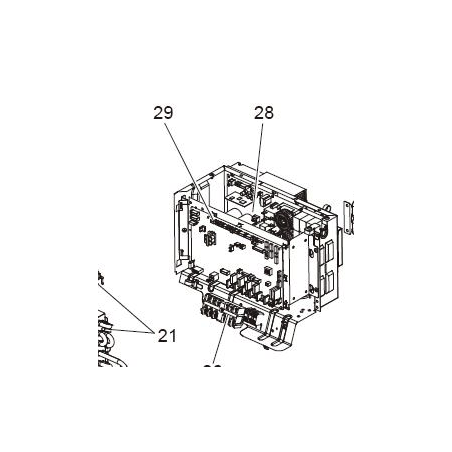 PLATINE DE CONTROLE MITSUBISHI RÉF: S70E56315H