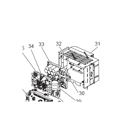 PLATINE DE PUISSANCE MITSUBISHI RÉF: S70E80313