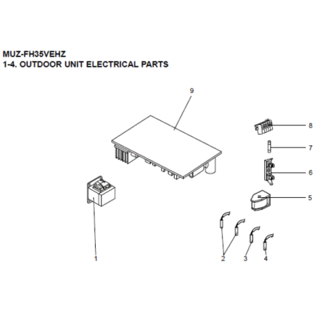 PLATINE INVERTER MITSUBISHI Réf:E2208R451