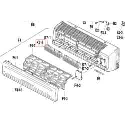 FILTRE STATIQUE FTXS2035C DAIKIN Ref: 1528664