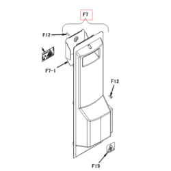 COUVERCLE VANNE D'ARRET 3P218603 1 DAIKIN Ref: 1862953