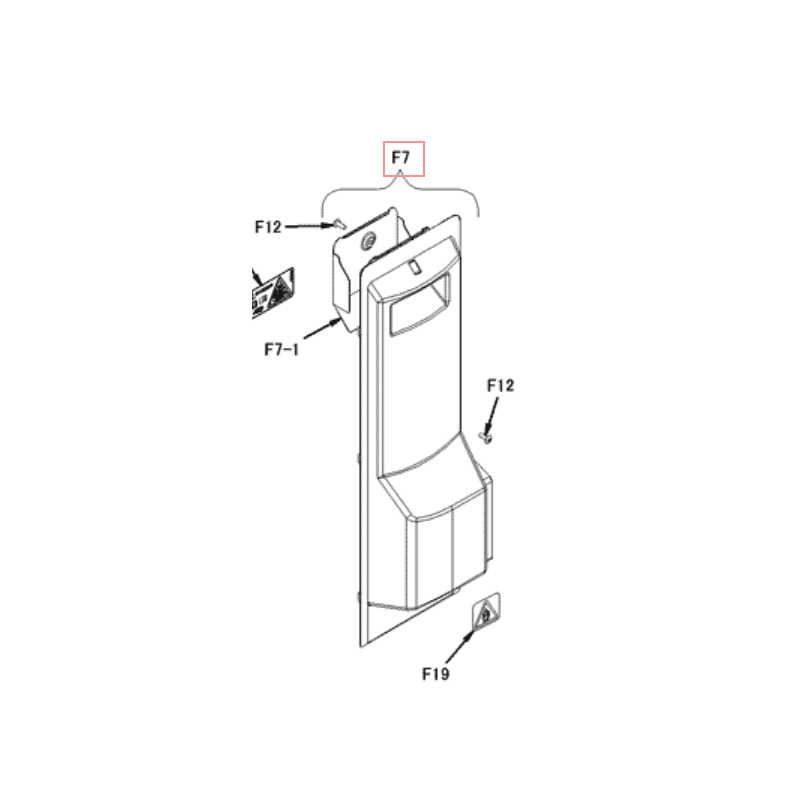COUVERCLE VANNE D'ARRET 3P218603 1 DAIKIN Ref: 1862953