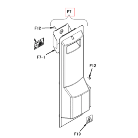 COUVERCLE VANNE D'ARRET 3P218603 1 DAIKIN Ref: 1862953