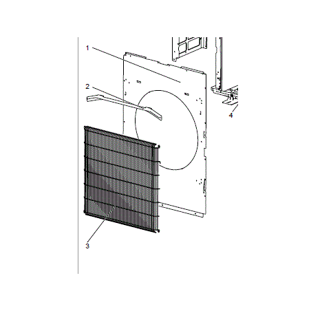 GRILLE DE PROTECTION MITSUBISHI Ref:E12R55521