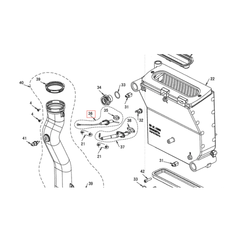 H_ELECTRODE IONISATION 4P485696 1 DAIKIN Ref: 5020081