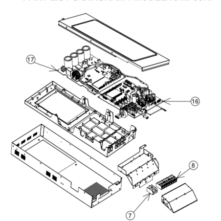 PLATINE DE CONTROLE MAIN HITACHI Réf:PMRAM53NP3BS01