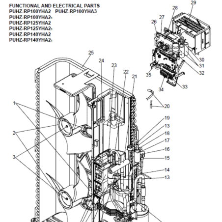 PLATINE DE CONTROLE MITSUBISHI Réf:T7WHT0315