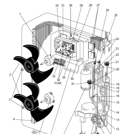 MOTEUR DE VENTILATION MITSUBISHI Réf:R01E29221