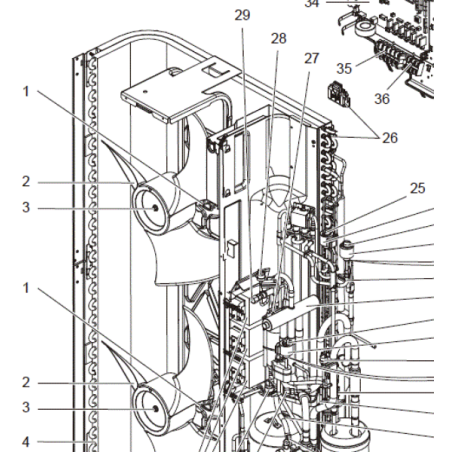 HELICE DE VENTILATION MITSUBISHI Réf:R01E06115