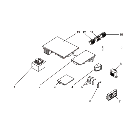 JEUX DE 3 SONDES MITSUBISHI Réf:E12A47308