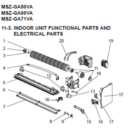 MOTEUR DE VENTILATION MITSUBISHI Réf: E22E09300
