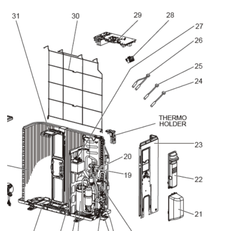 PLATINE INVERTER MITSUBISHI Réf:E2242K451