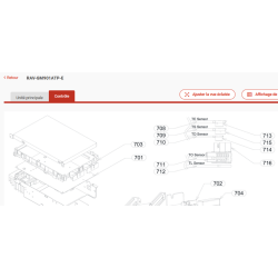 CARTE PRINCIPALE TOSHIBA Réf:43TNV503