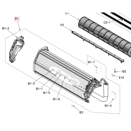 HEAT EXCHANGER ASSY DAIKIN Ref: 5036535