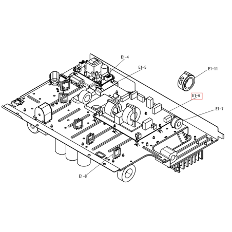 H_PLATINE EC13038 3(A)   2P376360 3 C DAIKIN Ref: 5023156
