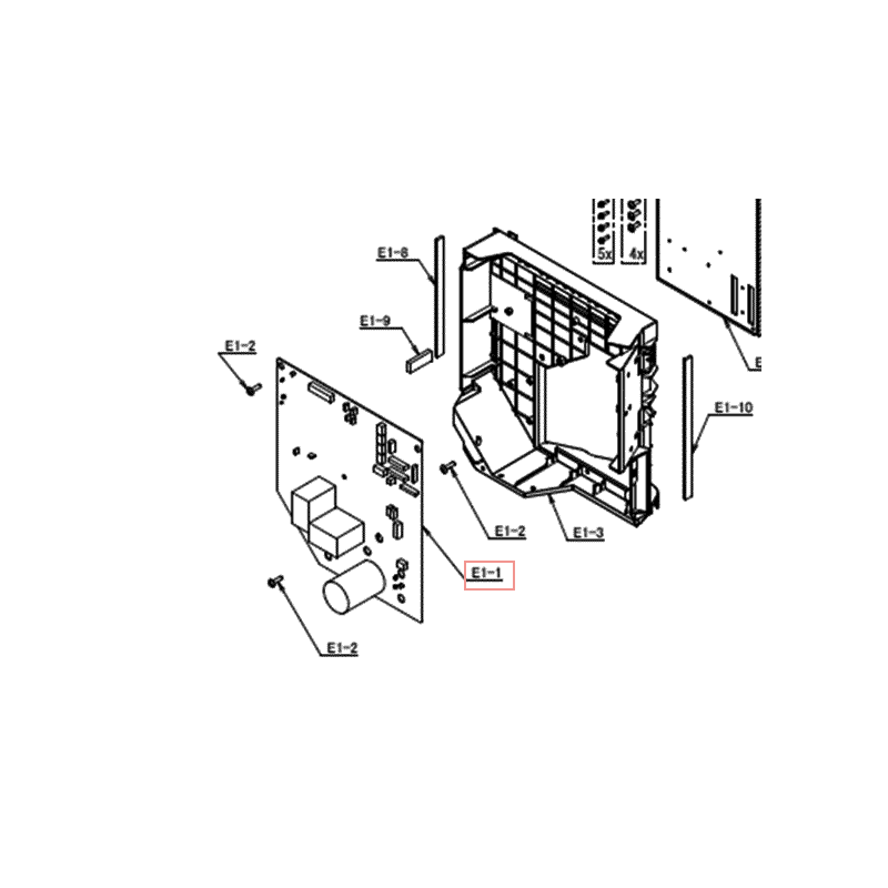 PLATINE 3MXM52N2V1B8   EX13011 49 (B) DAIKIN Ref: 5036931