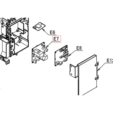 PLATINE ELECTRONIQUE ALIM 2P550480 9 DAIKIN Ref: 5036274