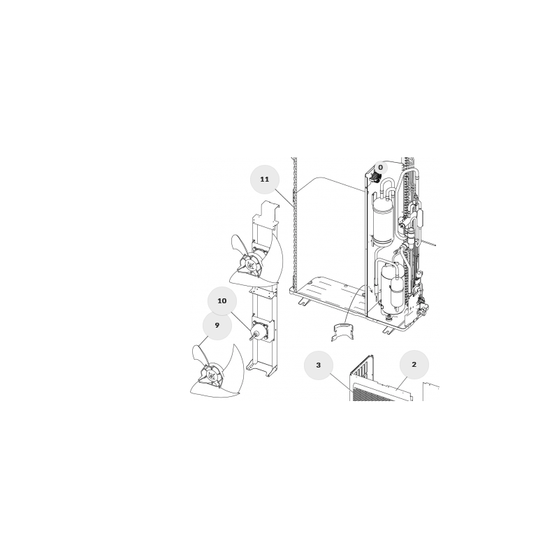 MOTEUR DE VENTILATION ATLANTIC Réf:891202