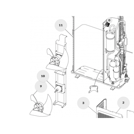 MOTEUR DE VENTILATION ATLANTIC Réf:891202