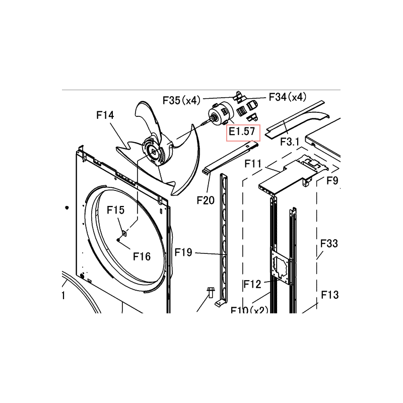 MOTEUR VENTIL   2P581149 1 DAIKIN Ref: 5024860