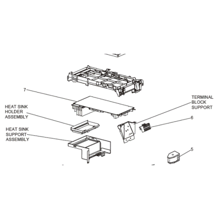 PLATINE INVERTER MITSUBISHI Réf:E2243J451