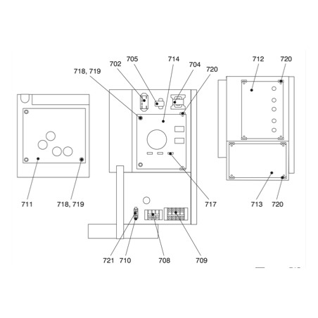 PLATINE INVERTER TOSHIBA Réf:4316V416