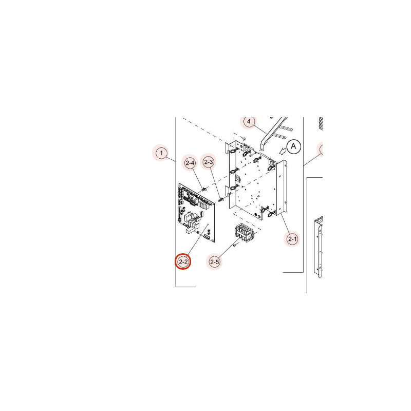 PLATINE PCB HITACHI Réf:E04667