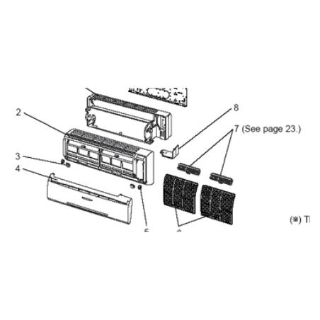 FILTRE A AIR MITSUBISHI Réf:E22763100
