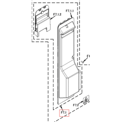 COUVERCLE VANNE ARRET  3P290424 3 DAIKIN Ref: 5021051