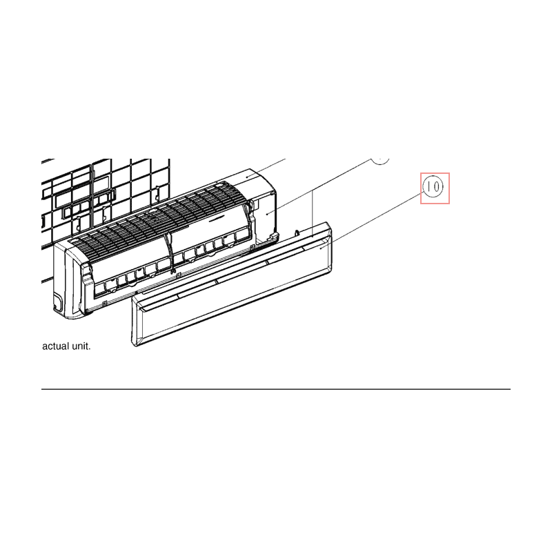 PANNEAU DAIKIN IMPRIMER R501241181 DAIKIN Ref: 4010091