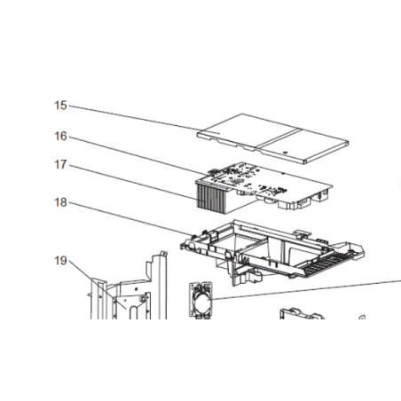 PLATINE DE PUISSANCE MITSUBISHI Réf:T7WAW2323