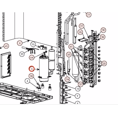 COMPRESSEUR HITACHI Réf:PMRAM90QH5903