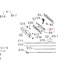 PLATINE EB14025 36(B)  2P595158 6 DAIKIN Ref: 5034586
