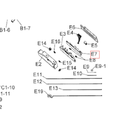 PLATINE EB14025 36(B)  2P595158 6 DAIKIN Ref: 5034586