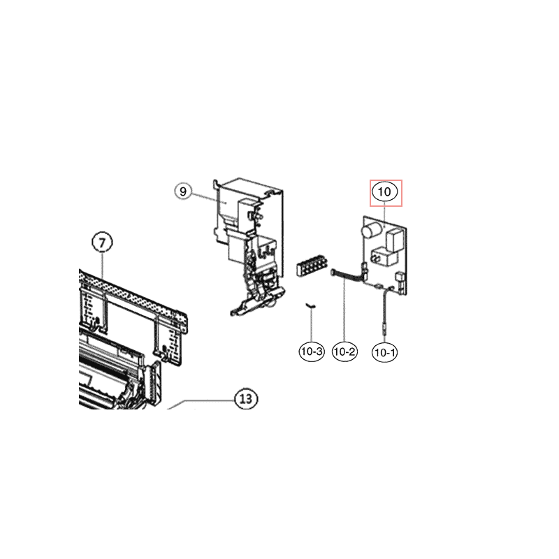 PLATINE ASSY R50044134993G DAIKIN Ref: 4023490