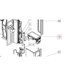 BOITIER DE CONTRÔLE R50049045767 DAIKIN Ref: 4019354