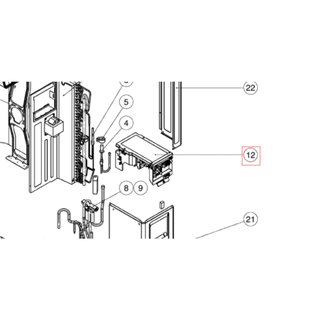 BOITIER DE CONTRÔLE R50049045767 DAIKIN Ref: 4019354