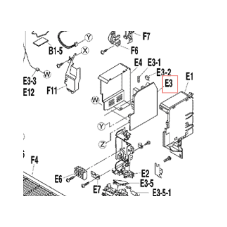 PLATINE CONTROL 3F004752 17 DAIKIN Ref: 1681077