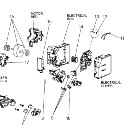 PLATINE DE REGULATION MITSUBISHI Réf:T2WEJ4450