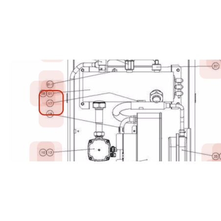 SONDE  DE TEMPERATURE  EAU HITACHI Réf: E04989